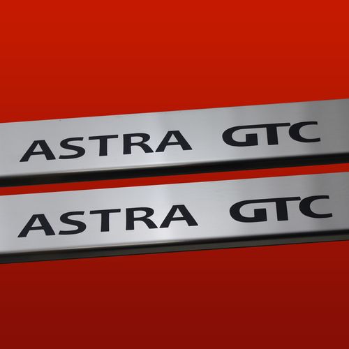 Listwa progowa OPEL ASTRA MK6/J/IV ASTRA GTC Stal nierdzewna 304 mat  2szt na Arena.pl