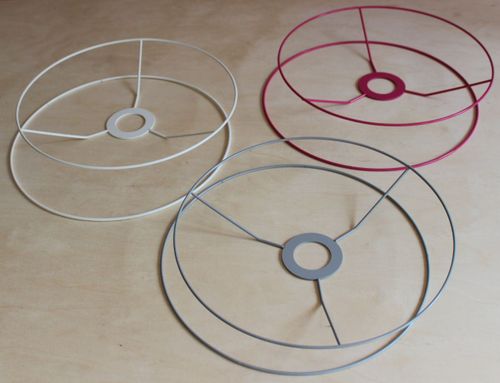 Stelaż do abażuru - biały 30cm na Arena.pl