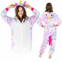 JEDNOROŻEC GWIAZDKI PIŻAMA KIGURUMI ONESIE M
