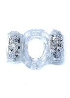 pierścień-vibrating cockring double clear
