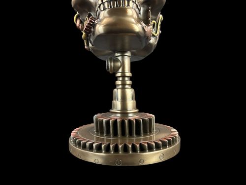 Czaszka na podstawce Steampunk VERONESE WU76570V4 na Arena.pl