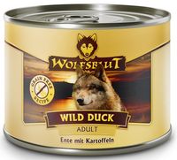 Wolfsblut Dog Wild Duck - Kaczka I Ziemniaki Puszka 200G
