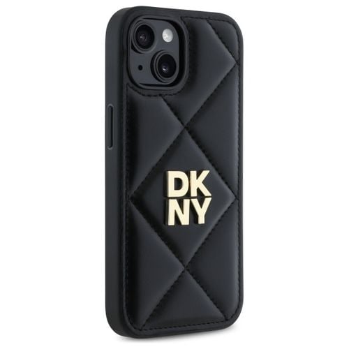 dkny dkhcp14spqdslk iphone 14 6.1       czarny/black quilted stack logo na Arena.pl