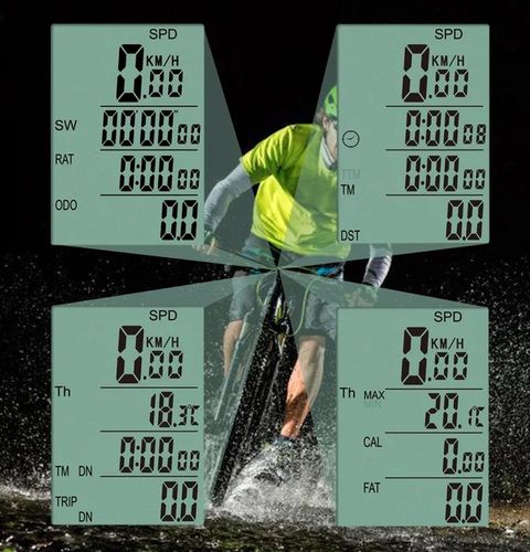 Bezprzewodowy Licznik Rowerowy Prędkościomierz Podświetlenie Do Roweru na Arena.pl