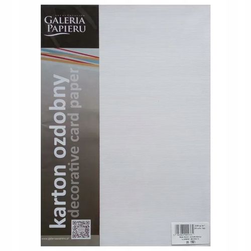 karton ozdobny linie biały 230g/m2 (20) 9364 na Arena.pl
