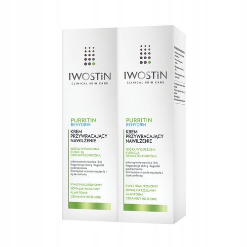 Iwostin Purritin Rehydrin Krem Nawilżający 40ml x2 na Arena.pl