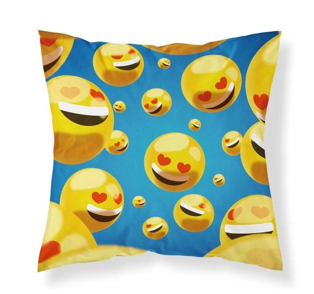 Poszewka ozdobna 3D  40x40cm EMOTKI MF014 zdjęcie 3