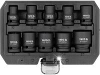 YATO ZESTAW NASADEK UDAROWYCH KRÓTKICH NASADKI 1/2" 10-27mm 10el.