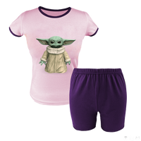 Krótka Piżama dziecięca Baby Yoda
