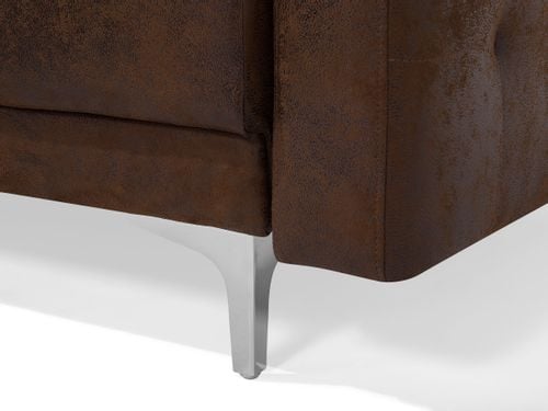 Fotel ekoskóra brązowy ABERDEEN na Arena.pl