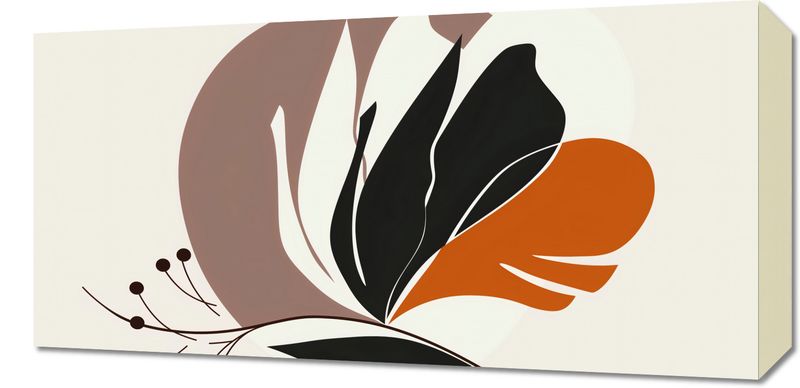 Obraz 60x30cm Elegancja Roślinna zdjęcie 1