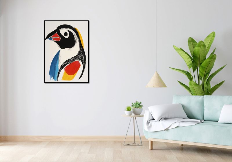 Plakat 64x90cm Portret Ptaka zdjęcie 4