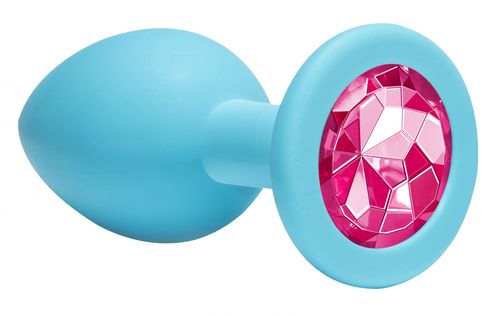 plug anal plug emotions cutie medium turquoise pink crystal na Arena.pl