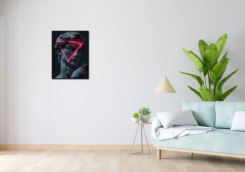 Plakat 50x65cm Neonowy Renesans na Arena.pl