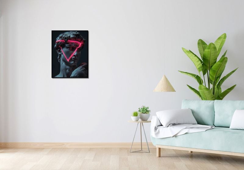 Plakat 50x65cm Neonowy Renesans zdjęcie 4