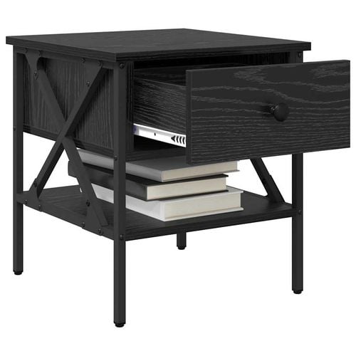 Szafka Nocna z szufladą 2 pcs Czarny dąb 40 x 42 x 45 cm na Arena.pl