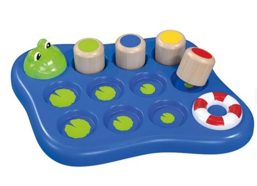 Drewniana Gra Motoryczna - Żaba Z Dźwiękiem Playtive 12M+ na Arena.pl