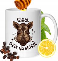 Kubek Dla Karola Kolegi Przyjaciela Męża Z Nadrukiem Prezent Biały 330Ml