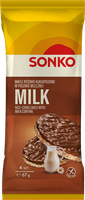 Sonko Wafle ryżowo-kukurydziane w polewie mlecznej 67 g