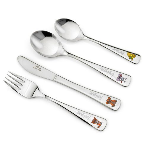 Sztućce PYCHOTKI grawer Prezent na CHRZEST na Arena.pl