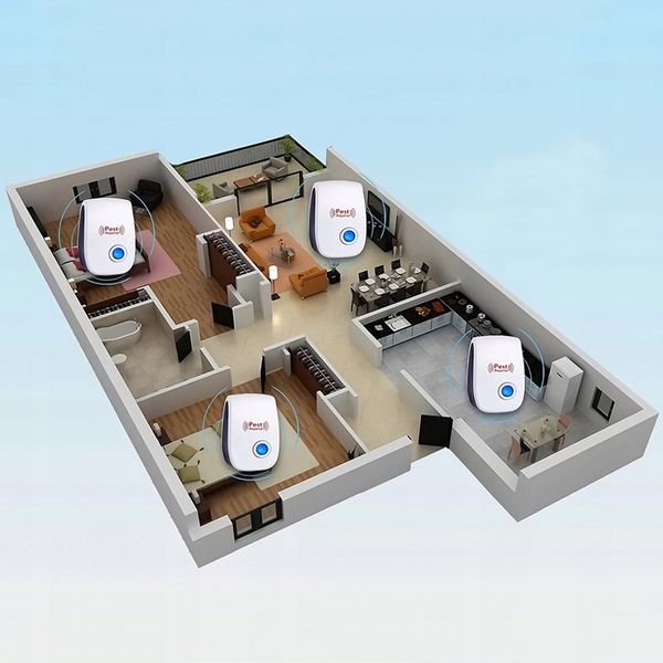 ODSTRASZACZ NA SZCZURY PAJĄKI KOMARY MRÓWKI KARALUCHY PLUSKWY MYSZY PCHŁY zdjęcie 11