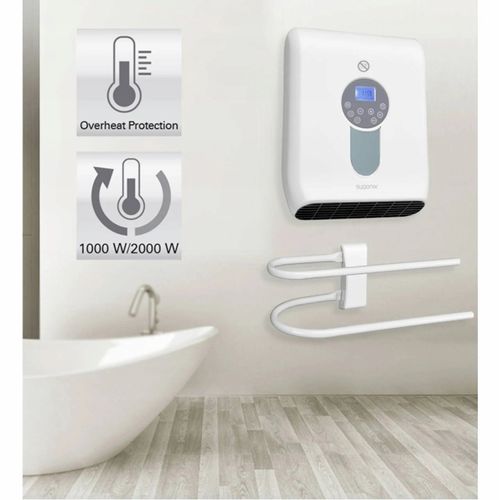 Grzejnik łazienkowy Sygonix 2000W 2 tryby timer termostat na Arena.pl