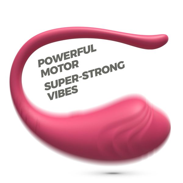 Crushious Tamago Rechargeable Vibrating Egg With Remote Pink zdjęcie 5