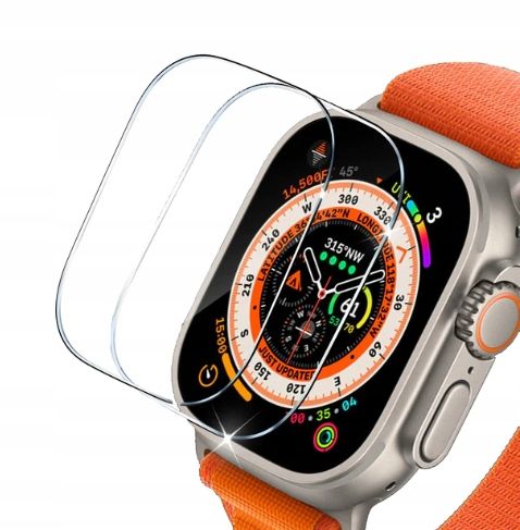 2x SZKŁO HARTOWANE 9H DO APPLE WATCH ULTRA 49MM zdjęcie 1