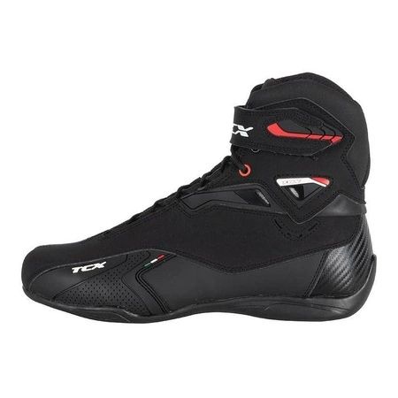 Miejskie buty motocyklowe TCX RUSH BLACK/WHITE czarny biały GRATISY na Arena.pl