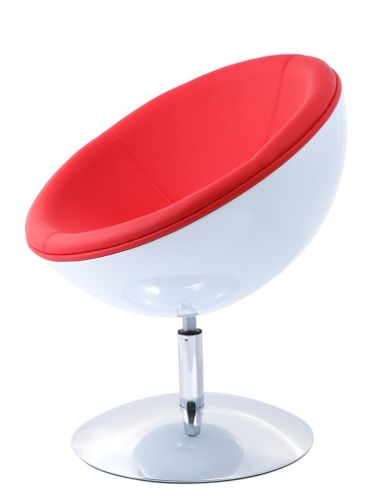 Fotel Mercury K-biały, S-czerwone D2 na Arena.pl