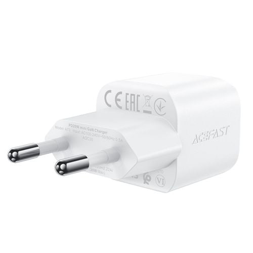 mini ładowarka sieciowa pd 20w gan + kabel usb-c biała na Arena.pl