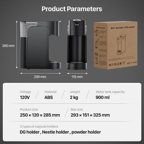 Ekspres kapsułkowy, ekspres wielokapsułkowy 3 w 1+ spieniacz do mleka na Arena.pl