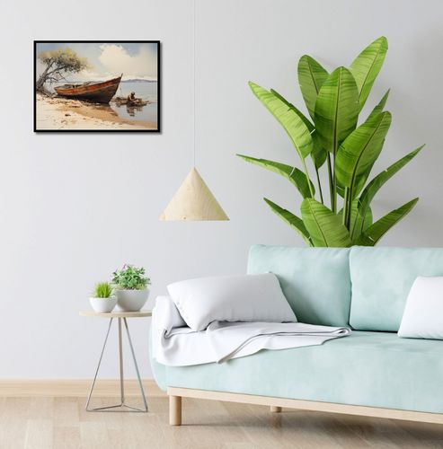 Plakat 55x40cm Spokój Przybrzeża na Arena.pl