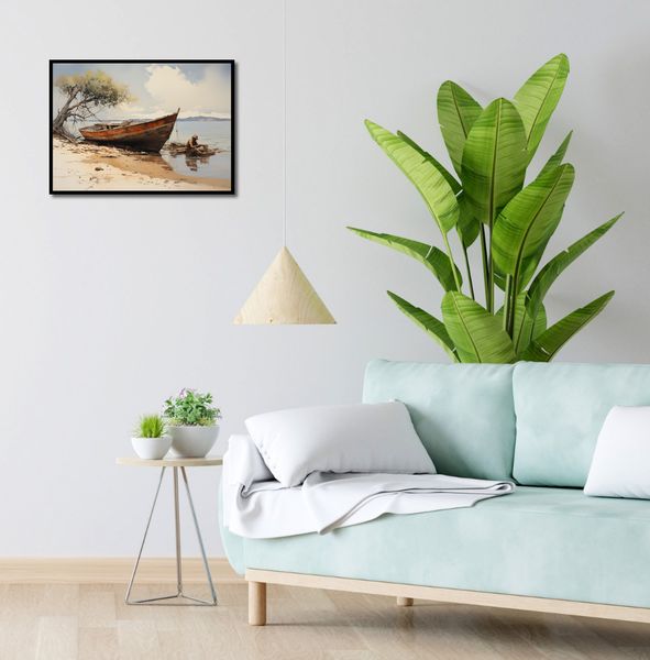 Plakat 55x40cm Spokój Przybrzeża zdjęcie 4