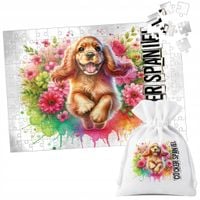 PUZZLE TRADYCYJNE - PIES PSY PIESEK RASA COCKER SPANIEL - 252EL