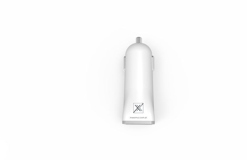 Ład. sam. Maxximus Infinity 2.1A Lightning, 2xUSB zdjęcie 1