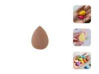 Gąbka do makijażu blender MAŁA super miękka brown