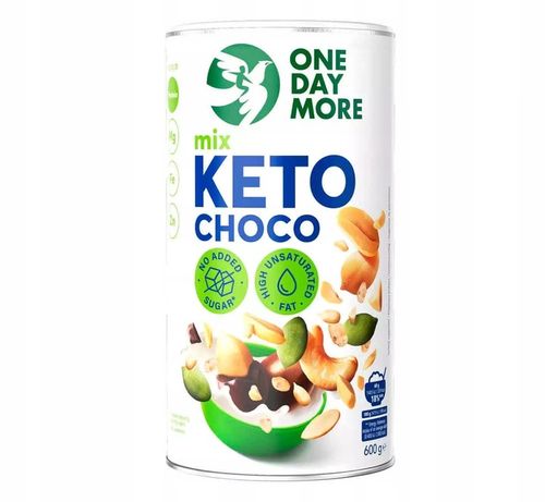 OneDayOneMore Mix Keto Czekoladowy 600g keto bez cukru 2 tyg. śniadań na Arena.pl