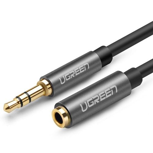 Przedłużacz audio AUX UGREEN AV118 kabel jack 3,5 mm, 1m (czarny) na Arena.pl