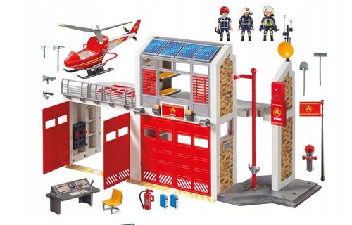 Playmobil - Duża remiza strażacka na Arena.pl