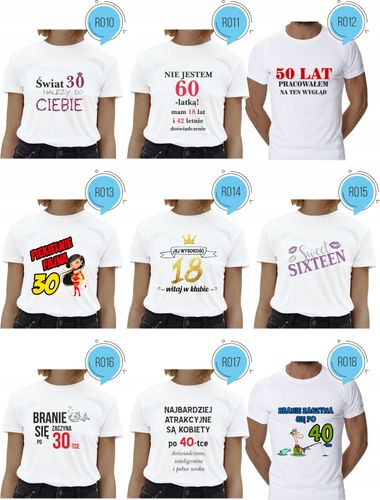 Koszulka urodzinowa JESTEM LEPSZA Z WINEM na Arena.pl