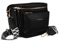 Torebka damska saszetka crossbody listonoszka miejska modna suwak PETERSON