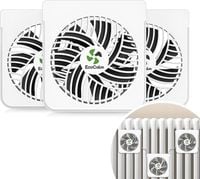 Wentylator grzewczy ecoCalm KP-CRV2401 z termostatem i magnesami