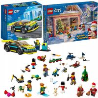 LEGO City 60436 Kalendarz adwentowy na 2024 rok + Elektryczny samochód