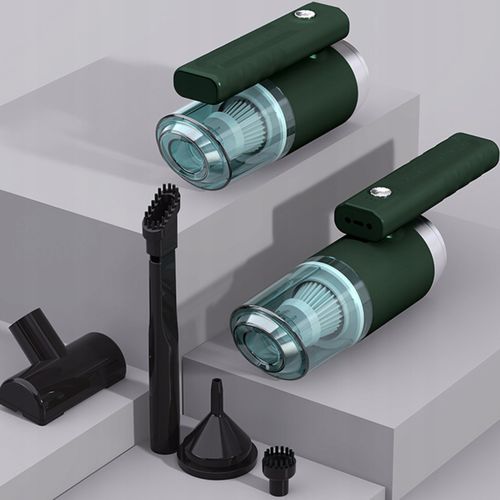 ODKURZACZ BEZPRZEWODOWY SAMOCHODOWY RĘCZNY 120W AKUMULATOROWY DO AUTA DOMU na Arena.pl