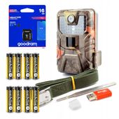 Fotopulapka HC-900A 1080p Kamera Lesna Suntek FullHD Karta SD 16GB Baterie