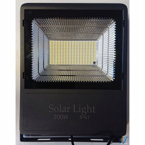 Zestaw Solarny Halogen Led 200 W+ Panel+ Pilot na Arena.pl
