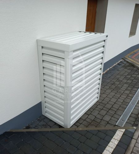 Osłona pompy ciepła 90x40x140 cm biały ID481 na Arena.pl