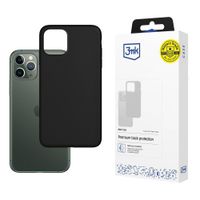 2 x ETUI SILIKONOWE MATT CASE DO IPHONE 12/12 PRO CZARNE OCHRONA PRZED ZARY