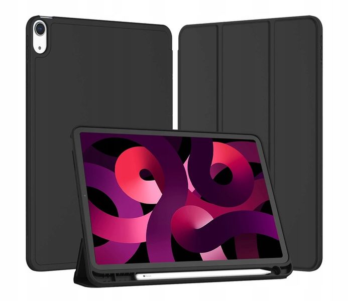 ETUI POKROWIEC CZARNY DO APPLE IPAD AIR 5 10.9'' 2022 A2589 A2591 A2588 zdjęcie 2